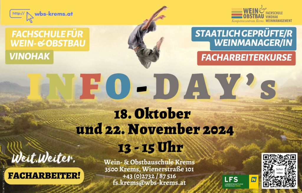 INFODAY’s am 18. Oktober und 22. November 2024