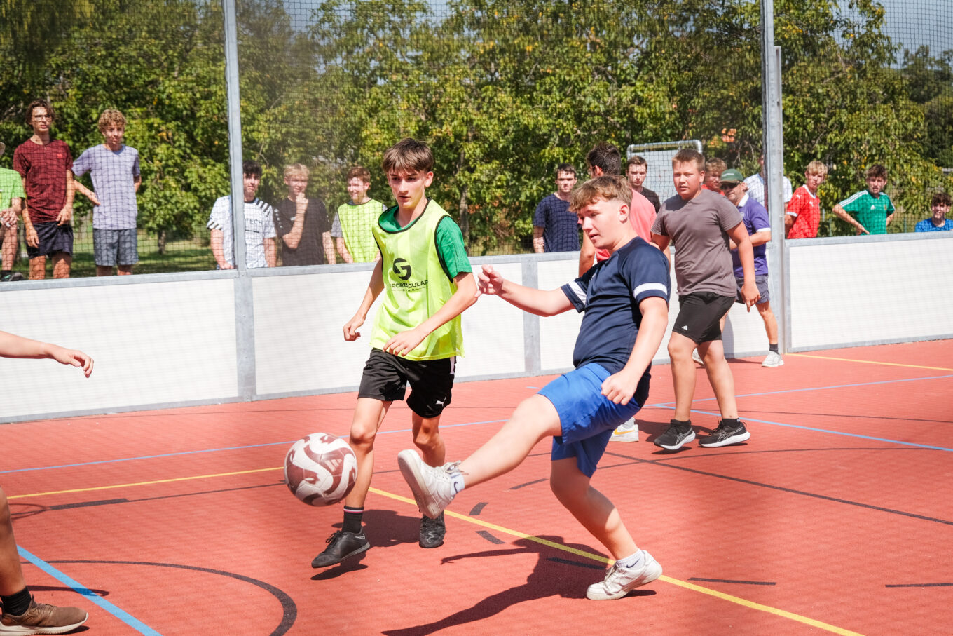 Fußballturnier am neuen Funcourt