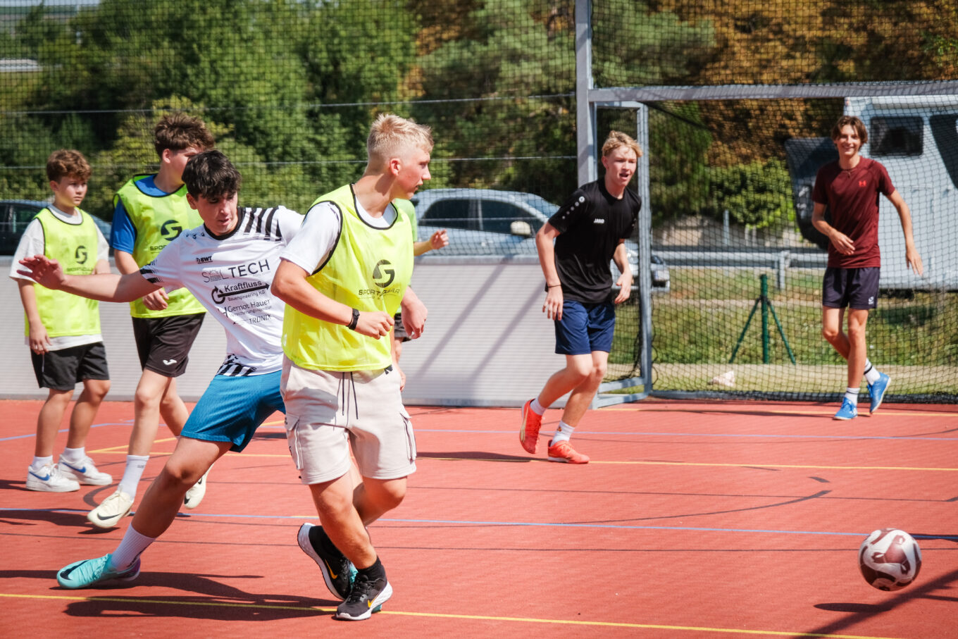 Fußballturnier am neuen Funcourt