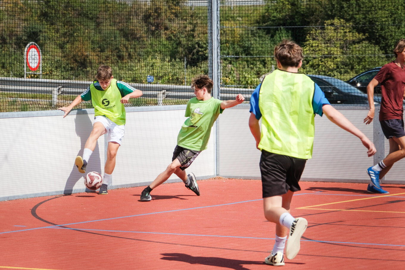 Fußballturnier am neuen Funcourt