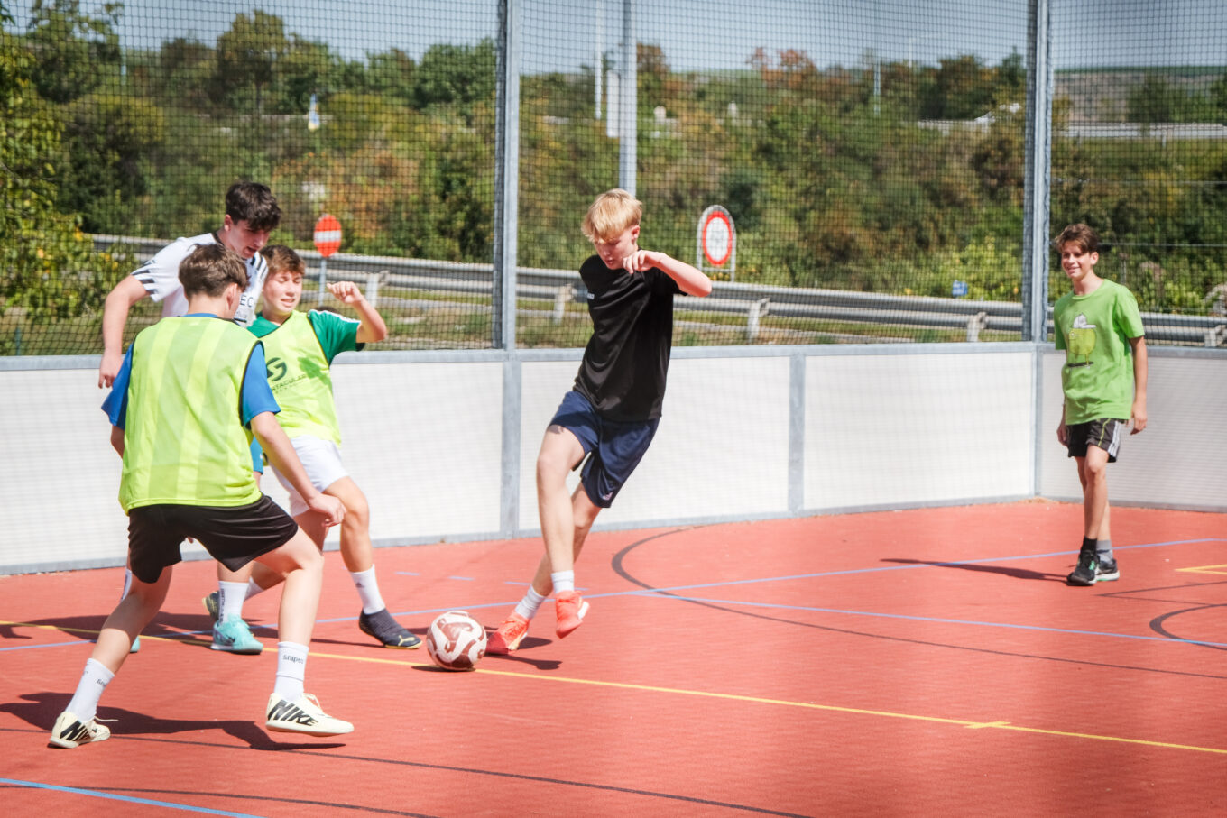 Fußballturnier am neuen Funcourt