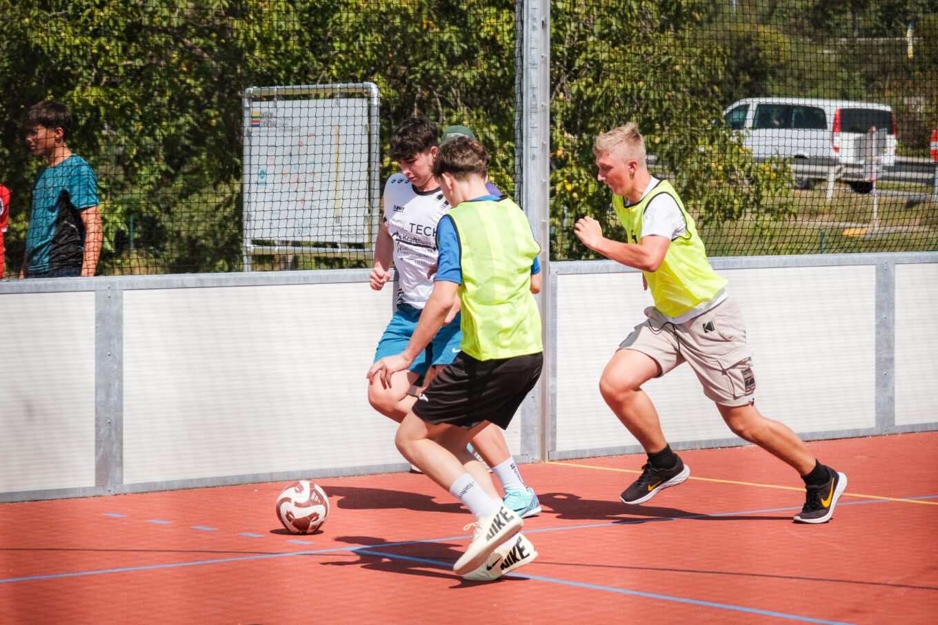 Fußballturnier am neuen Funcourt