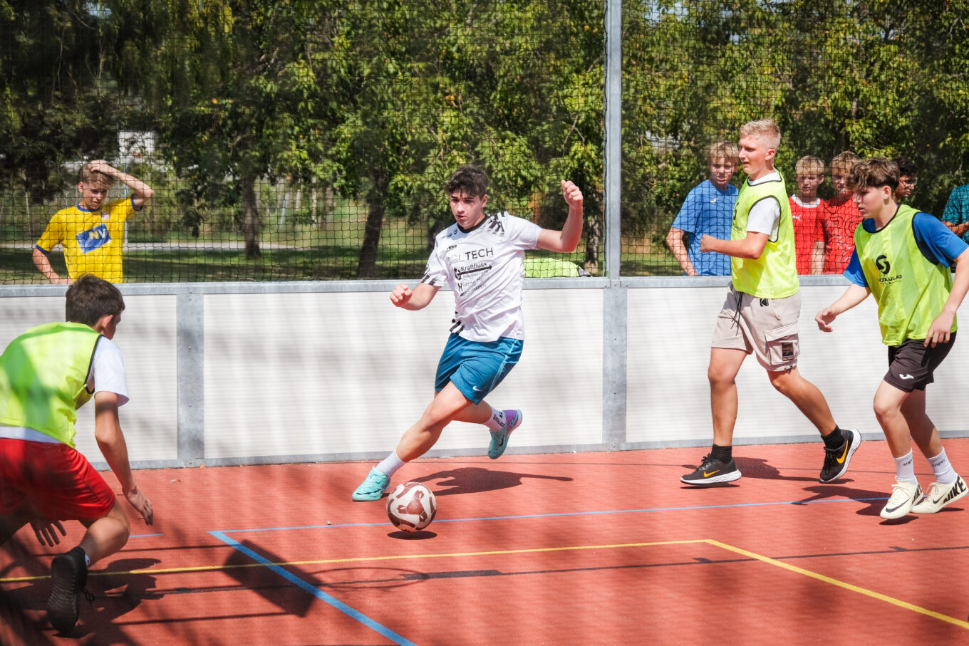 Fußballturnier am neuen Funcourt