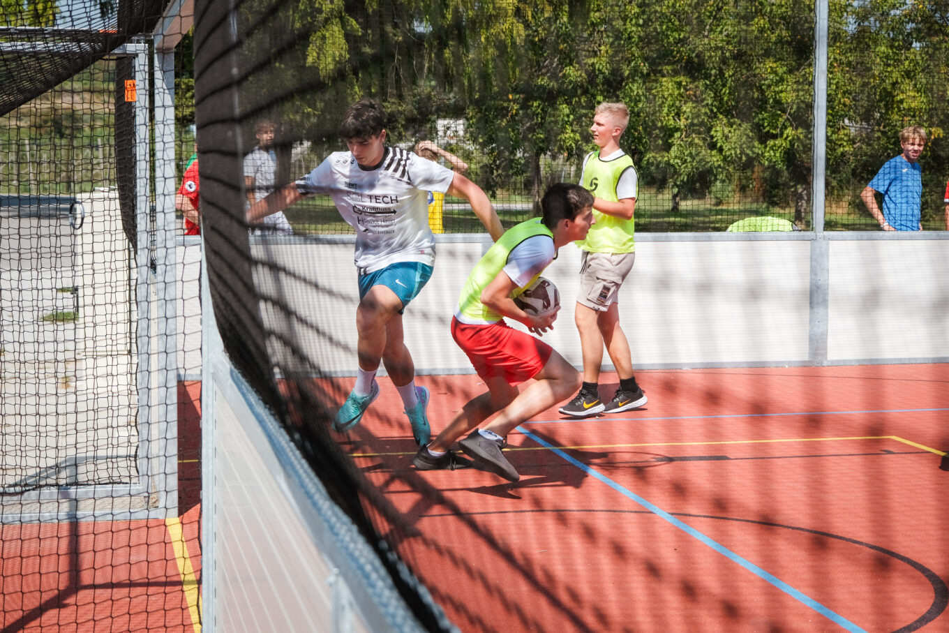 Fußballturnier am neuen Funcourt