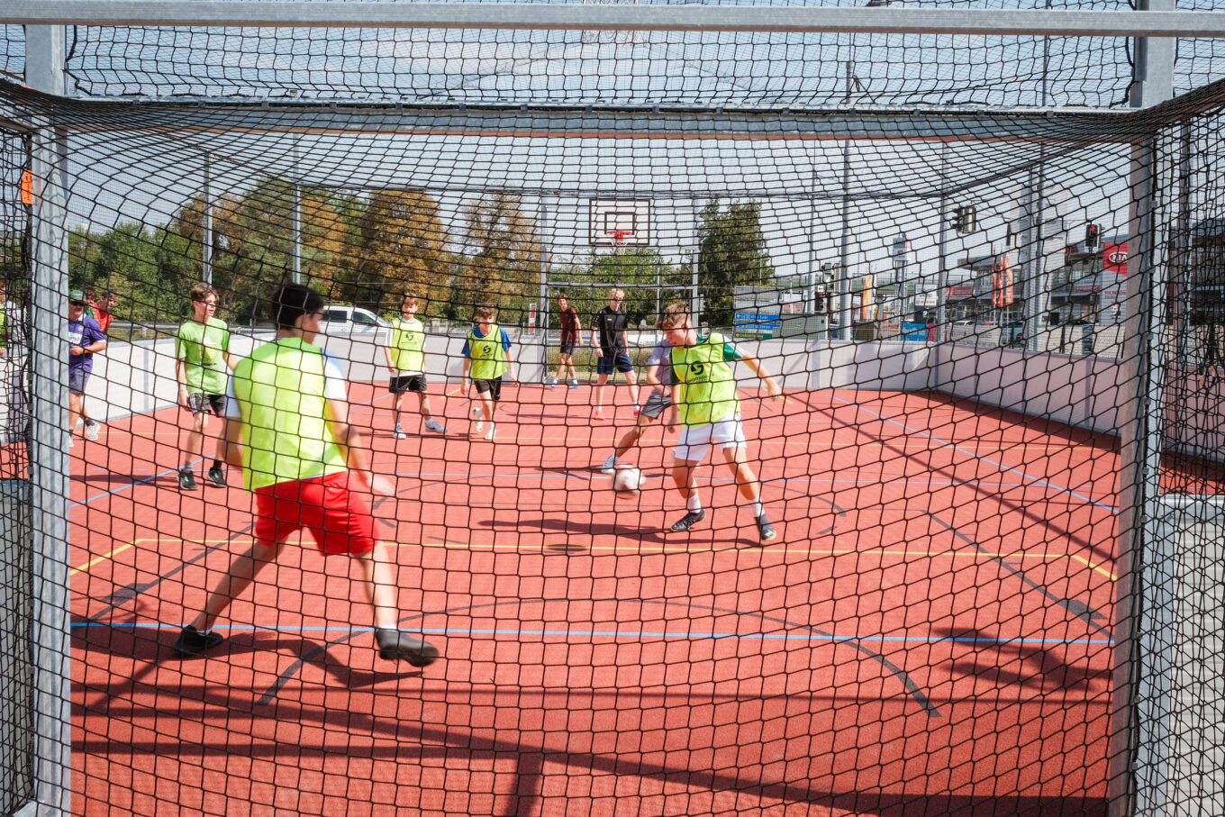 Fußballturnier am neuen Funcourt