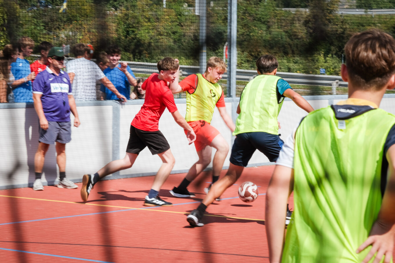 Fußballturnier am neuen Funcourt