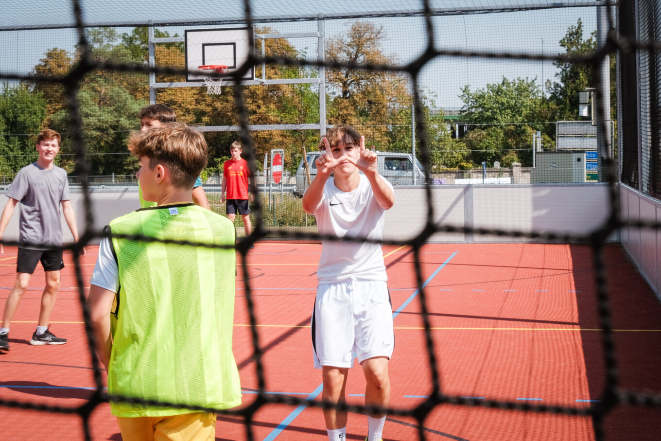 Fußballturnier am neuen Funcourt