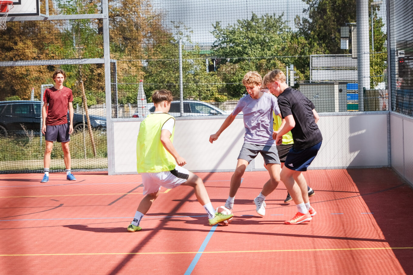 Fußballturnier am neuen Funcourt