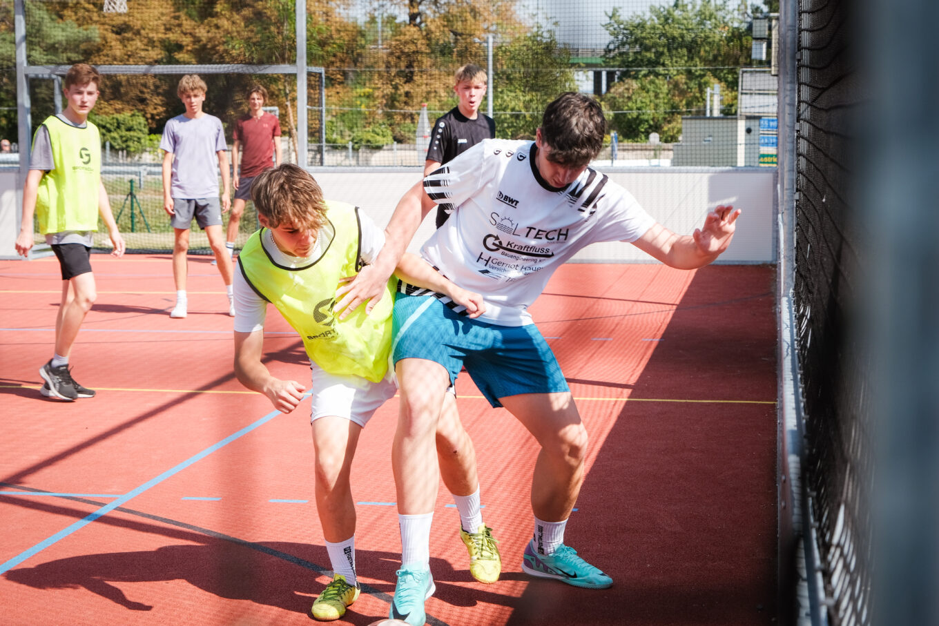 Fußballturnier am neuen Funcourt