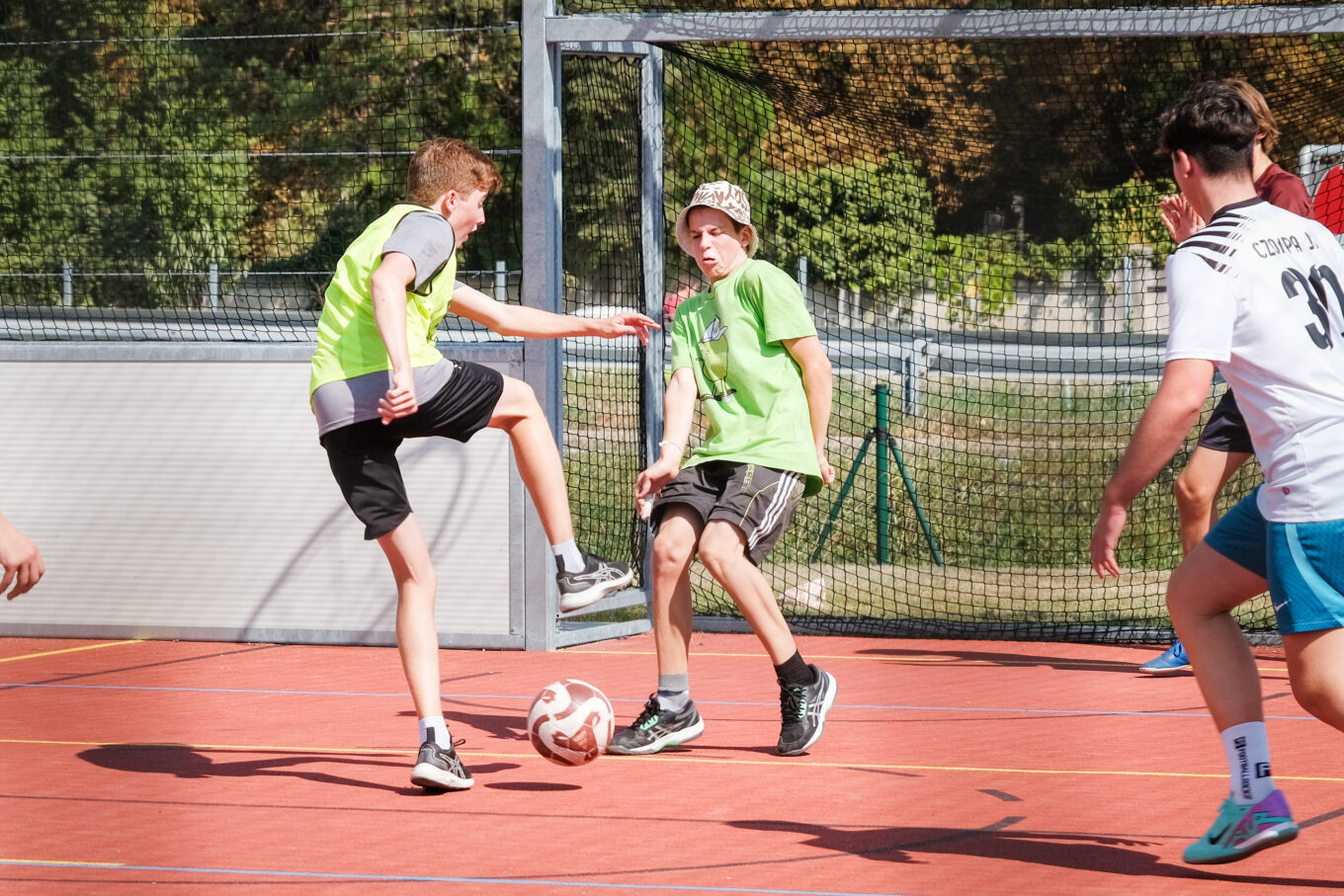 Fußballturnier am neuen Funcourt