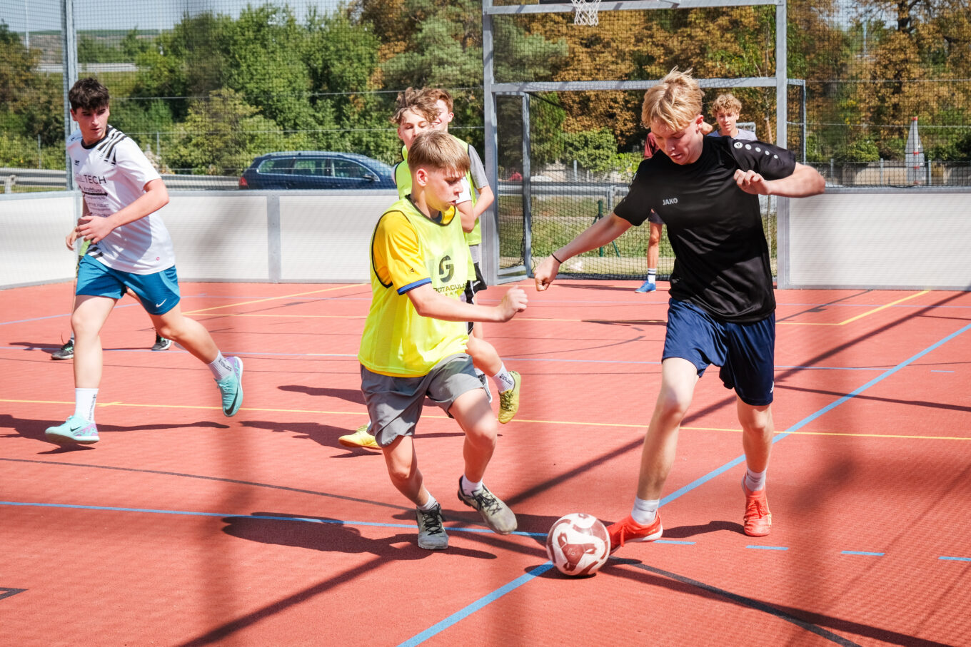 Fußballturnier am neuen Funcourt