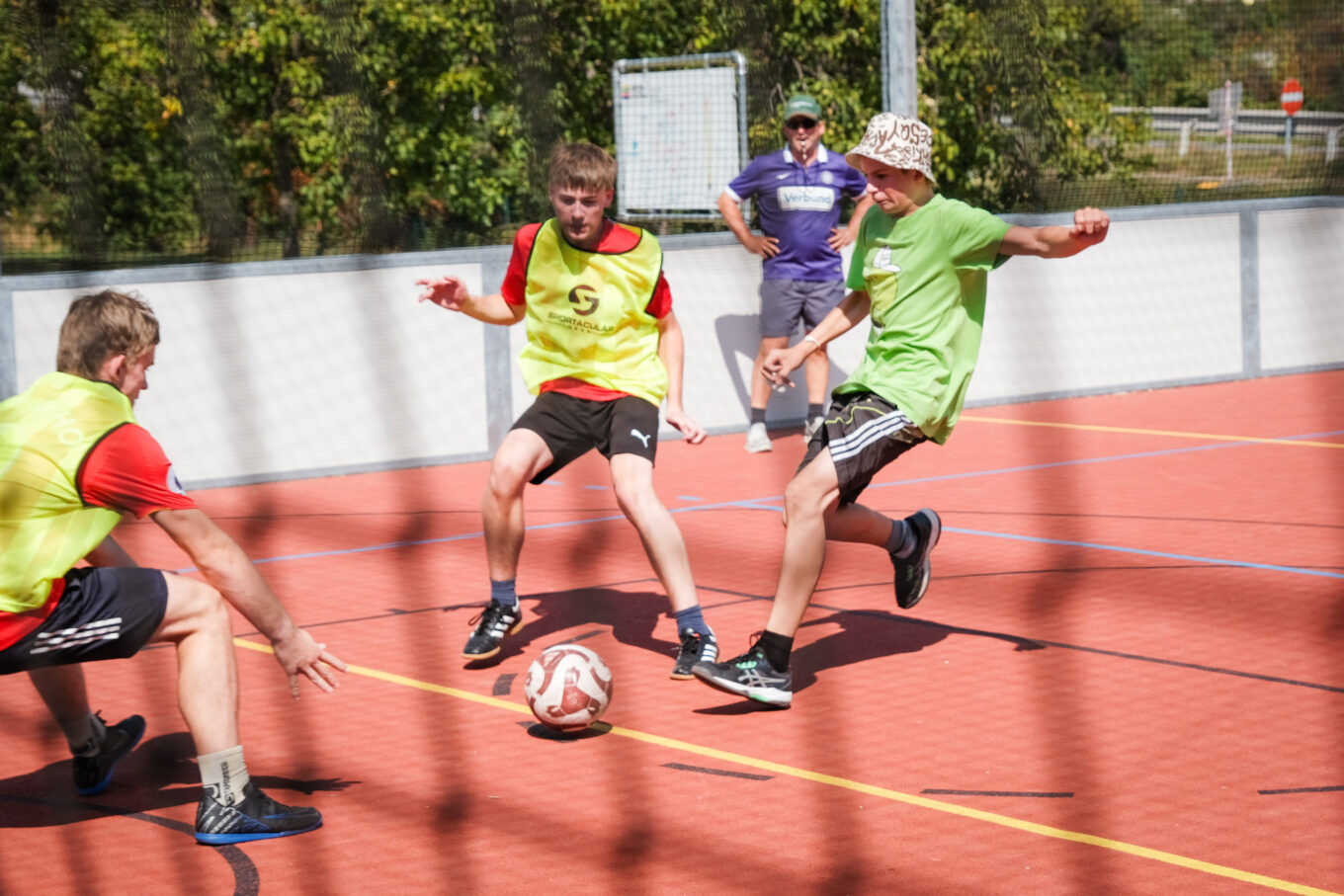 Fußballturnier am neuen Funcourt