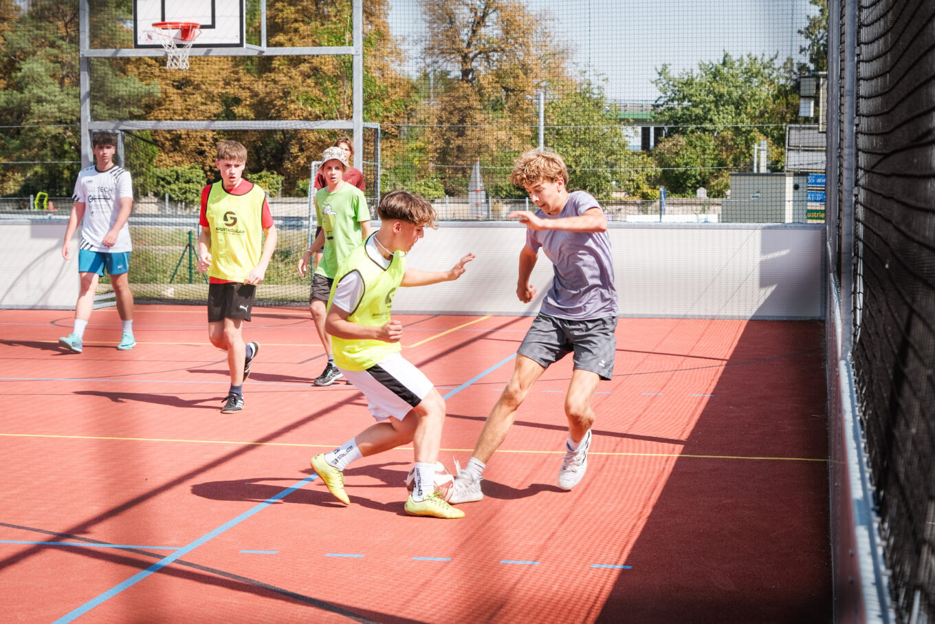 Fußballturnier am neuen Funcourt