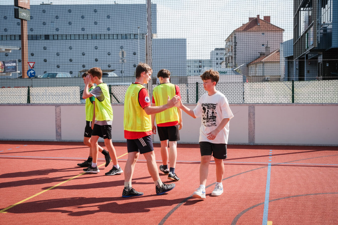 Fußballturnier am neuen Funcourt