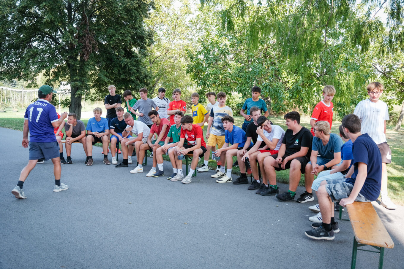 Fußballturnier am neuen Funcourt