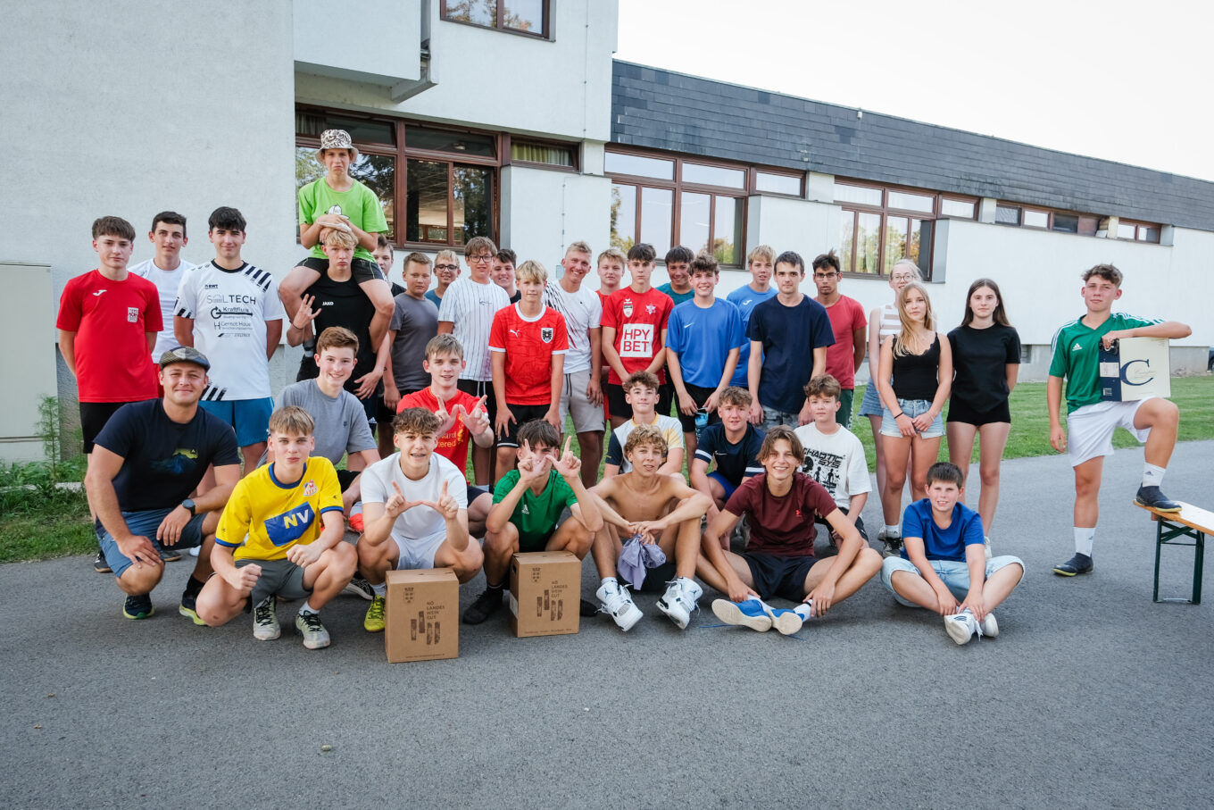 Fußballturnier am neuen Funcourt