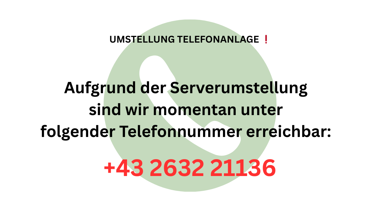 UMSTELLUNG TELEFONANLAGE ❗​